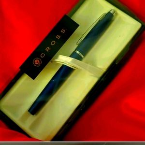 Cross Calais matte blue fountain pen